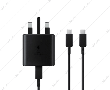 شارژر دیواری سامسونگ مدل EP-TA845-vietnam به همراه کابل تبدیل USB-C