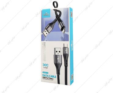 کابل شارژر و دیتا ویلکو USB به TYPE-C مدل HB-WP 02